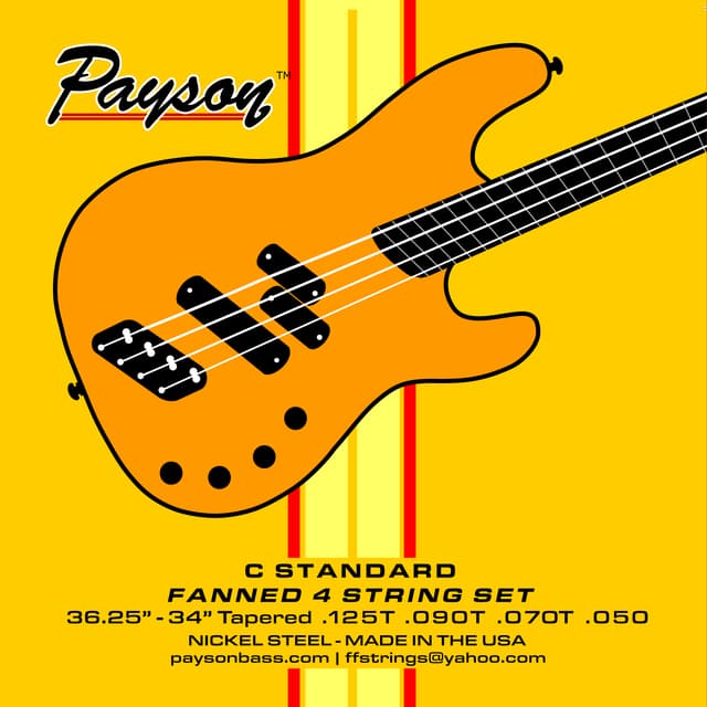 Payson C STANDARD - MULTI-SCALE 4 String Bass Set